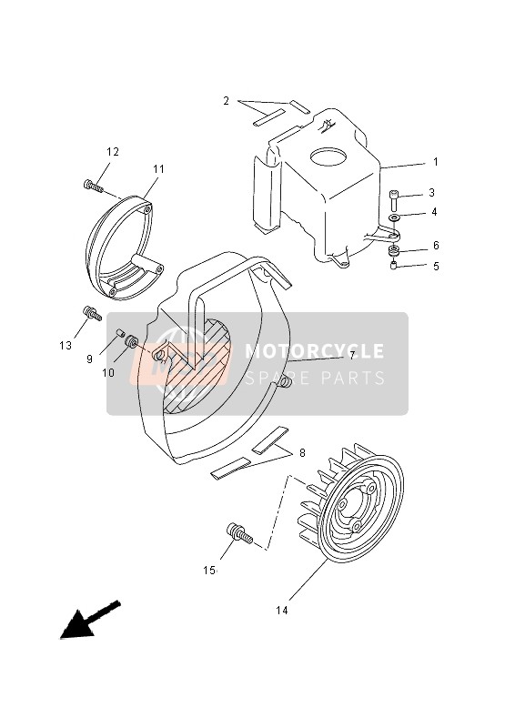 9011006X8300, Bolt, Hexagon Socket Head(M01), Yamaha, 5